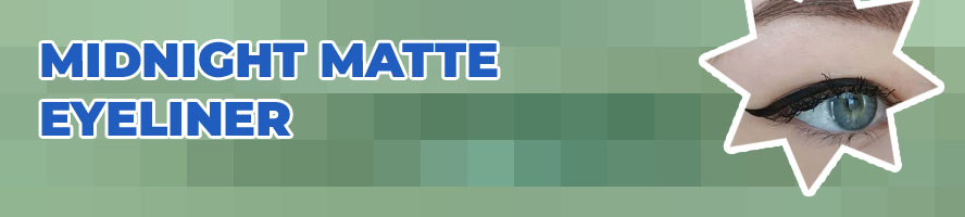 Matte finish eyeliner